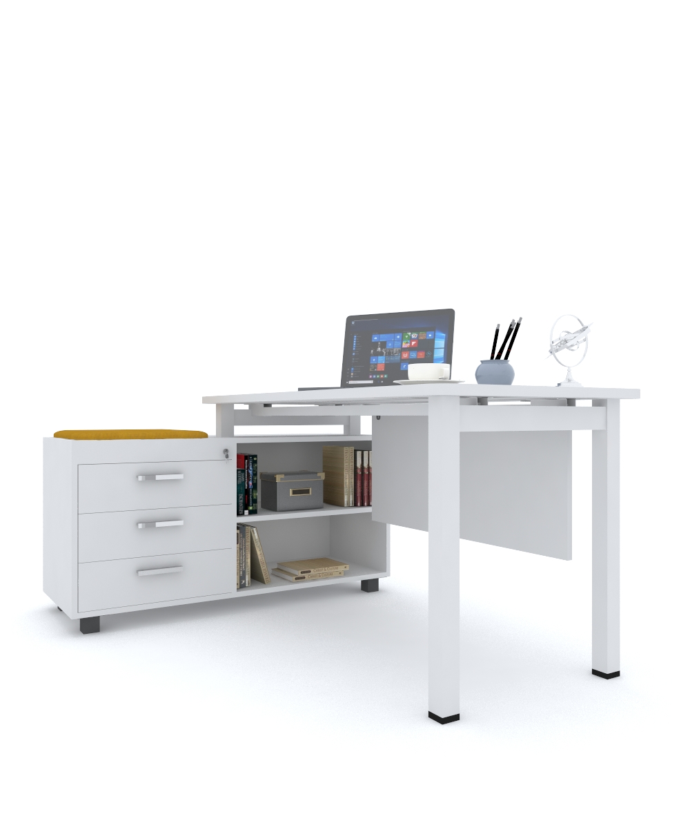 Quattro Desk With Side