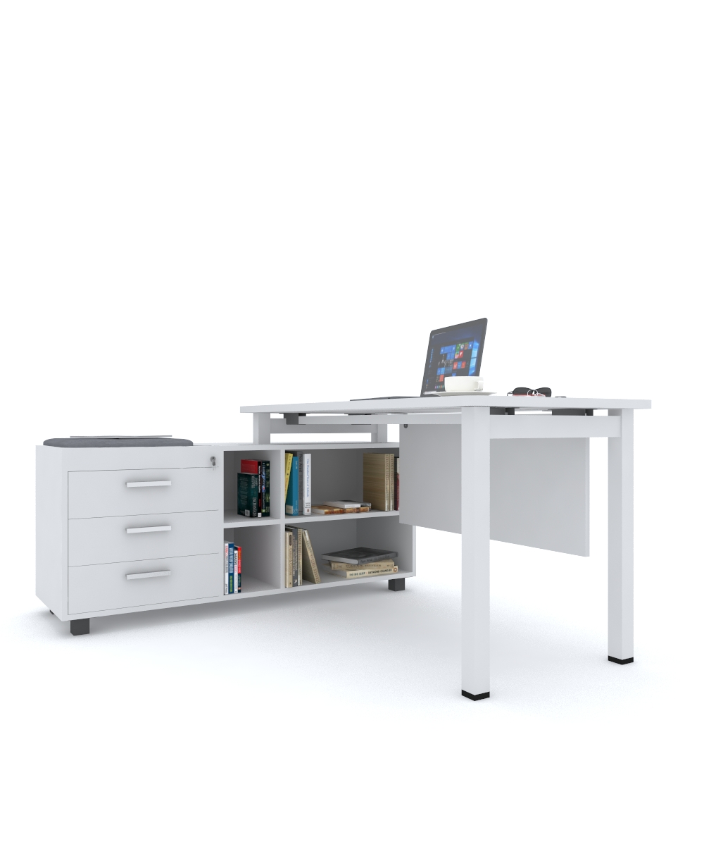 Quattro Desk with side