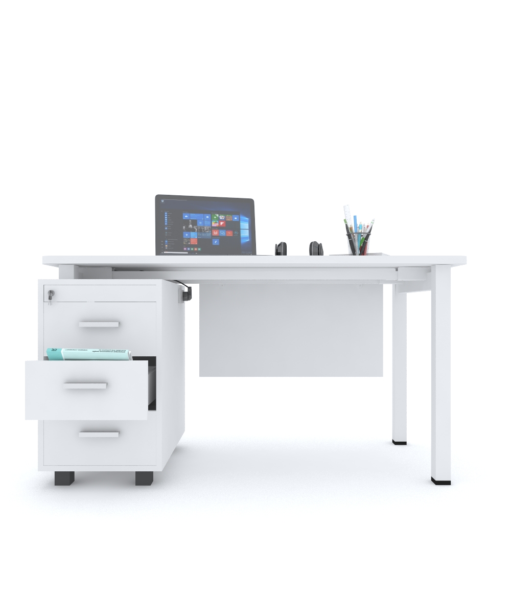 Quattro Desk with Drawer