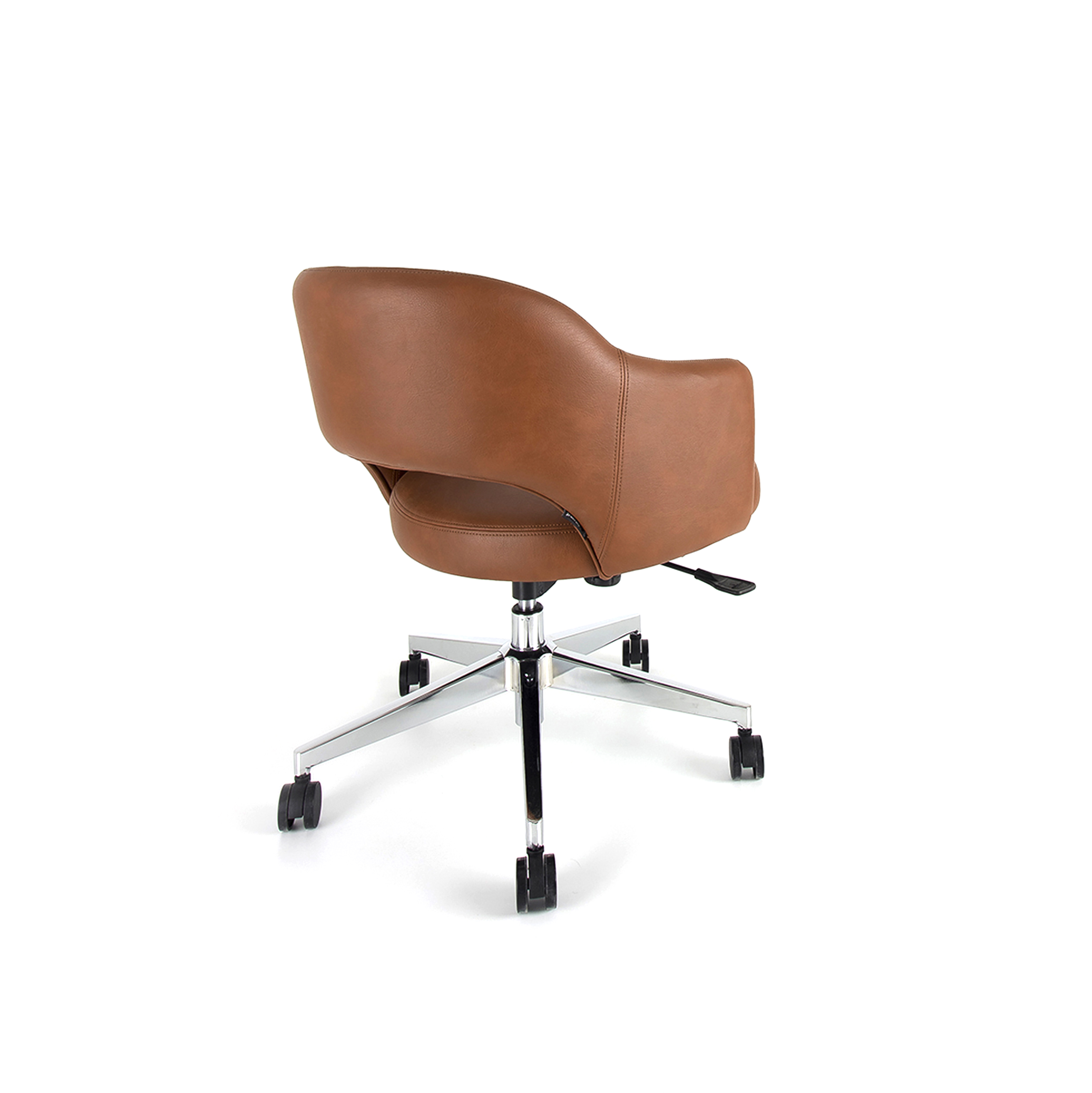 Domino leather Movable Chair