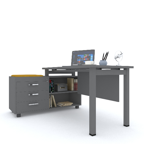 Quattro Desk With Side