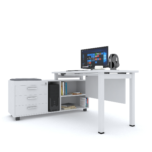 Quattro Desk with side