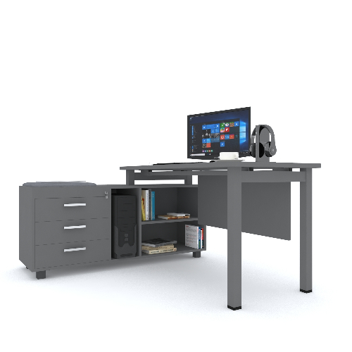 Quattro Desk with side
